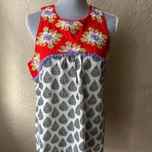 Beautiful Embroidered THML Sleeveless Top